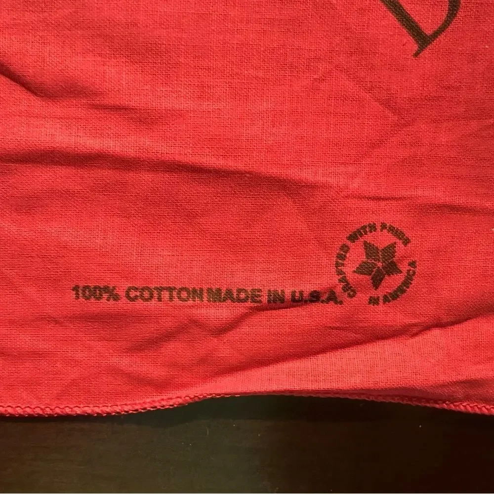 Vintage Red Dodge Ram Daytona 2000 Bandana with Logo unused